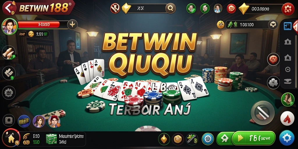 Tampilan gameplay QiuQiu yang intens dan mendebarkan.