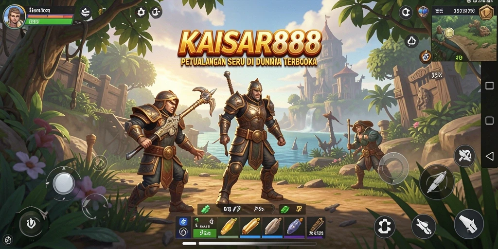 Tampilan gameplay <strong>KAISAR888</strong> yang menakjubkan di dunia terbuka.