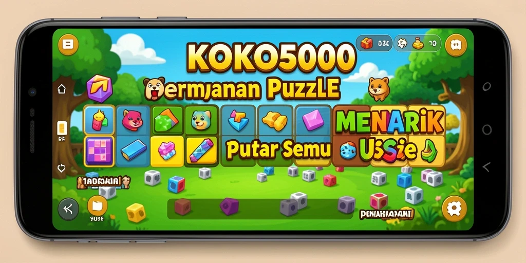 Tampilan gameplay KOKO5000 yang penuh tantangan dan menarik.