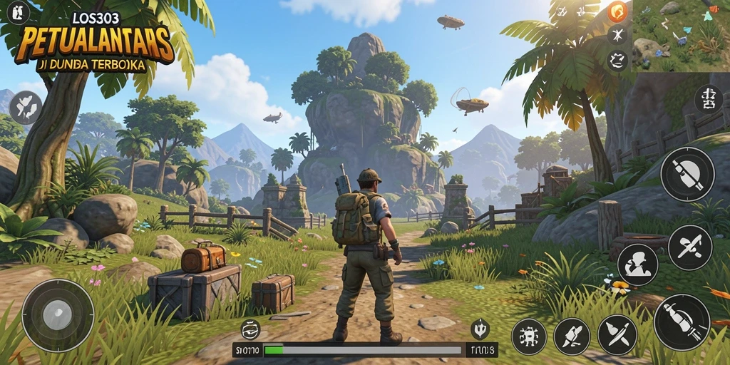 Tampilan gameplay yang memikat di dunia terbuka LOS303.