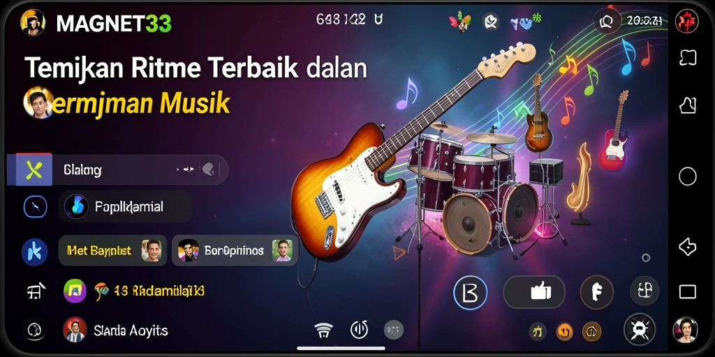 Tampilan gameplay MAGNET33 yang penuh warna dan interaktif.