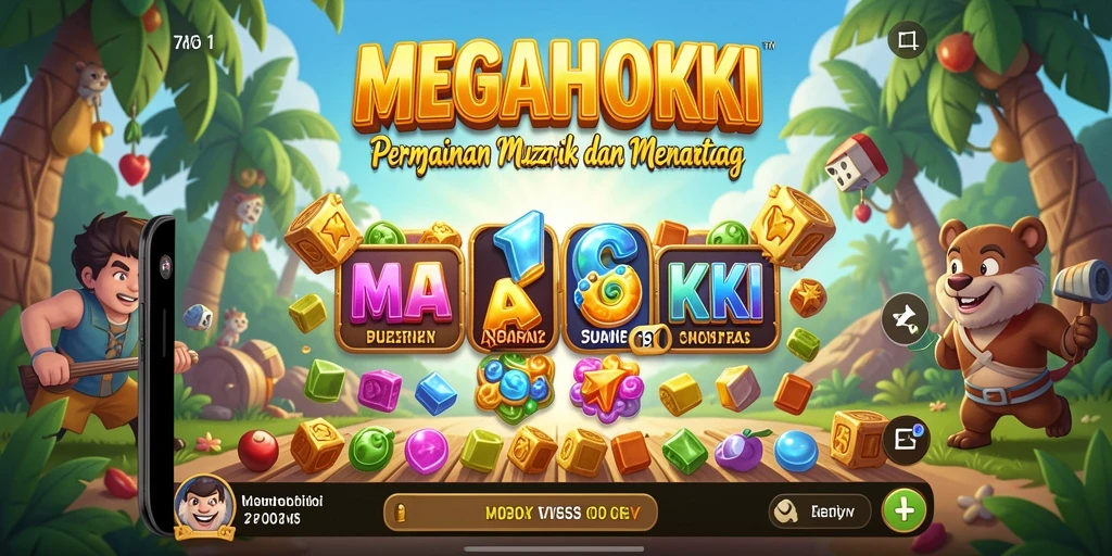 Tampilan gameplay menarik di <strong>MEGAHOKI</strong> dengan berbagai puzzle yang menantang.