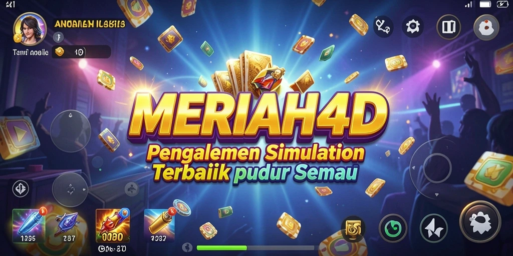 Tampilan gameplay menarik dari MERIAH4D yang penuh warna.