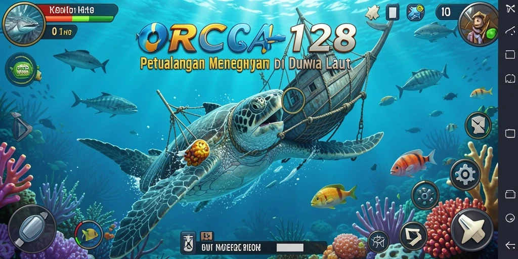 Gameplay petualangan laut yang menegangkan dan penuh warna.