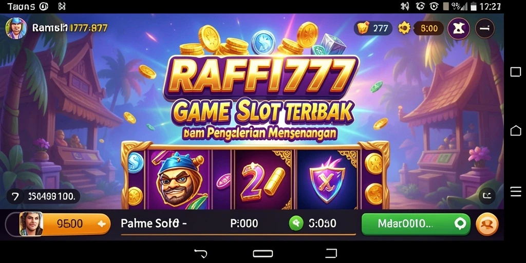Tampilan gameplay menakjubkan dari RAFFI777 yang menggugah semangat.