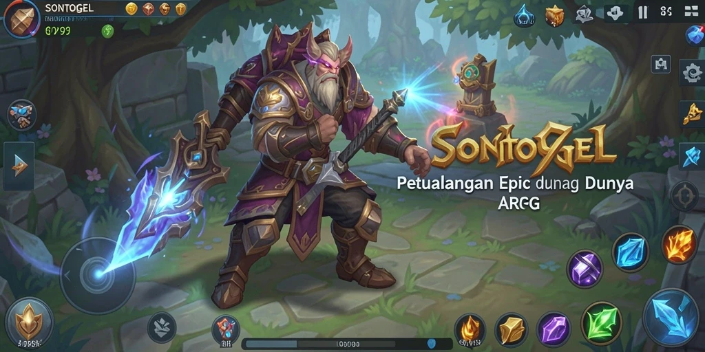 Menampilkan gameplay seru dalam petualangan ARPG